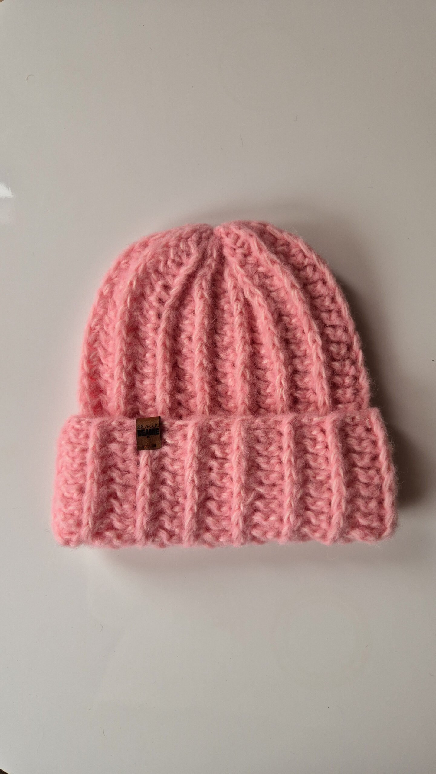 Fluffy Beanie - róż - obrazek 2